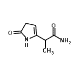 CAS 登录号：860361-70-2， 2-(5-氧代-4,5-二氢-1H-吡咯-2-基)丙酰胺