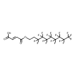 CAS 登录号：86130-60-1， (2E)-4-[(3,3,4,4,5,5,6,6,7,7,8,8,9,9,10,10,10-十七氟癸基)氧基]-4-氧代-2-丁烯酸