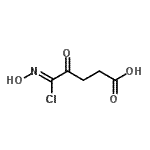 CAS 登录号：861555-68-2， (5Z)-5-氯-5-(羟基亚胺)-4-氧代戊酸