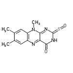 CAS 登录号：86189-63-1， 7,8,10-三甲基-2-亚磺酰-2,10-二氢苯并[g]蝶啶-4(3H)-酮