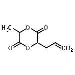 CAS 登录号：862374-91-2， 3-烯丙基-6-甲基-1,4-二恶烷-2,5-二酮