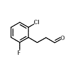 CAS 登录号：862574-71-8， 3-(2-氯-6-氟苯基)丙醛