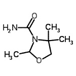 CAS 登录号：86291-01-2， 2,4,4-三甲基-1,3-恶唑烷-3-甲酰胺