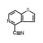 CAS 登录号：86344-88-9， 噻吩并[3,2-c]吡啶-4-甲腈