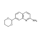 CAS 登录号：863549-16-0， 7-(1,3-二恶烷-2-基)-2-喹啉胺