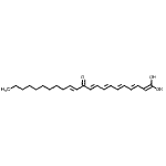 CAS 登录号：86360-68-1， (3E,5E,7E,9E,12E)-1,1-二羟基-1,3,5,7,9,12-二十二碳六烯-11-酮