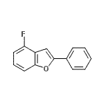 CAS 登录号：863870-89-7， 4-氟-2-苯基-1-苯并呋喃