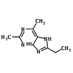 CAS 登录号：863877-55-8， 8-乙基-2,6-二甲基-1H-嘌呤