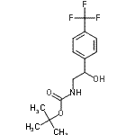 CAS#: 864539-94-6， 2-Methyl-2-propanyl {2-hydroxy-2-[4-(trifluoromethyl)phenyl]ethyl}carbamate