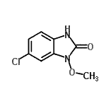 CAS 登录号：86465-33-0， 6-氯-1-甲氧基-1,3-二氢-2H-苯并咪唑-2-酮