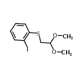 CAS#: 864684-77-5， 1-[(2,2-Dimethoxyethyl)sulfanyl]-2-iodobenzene