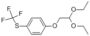 CAS 登录号：864685-34-7， (4-(2,2-二乙氧基乙氧基)苯基)(三氟甲基)硫烷