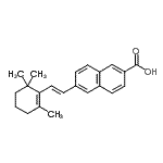 CAS 登录号：86471-13-8， 6-[(E)-2-(2,6,6-三甲基-1-环己烯-1-基)乙烯基]-2-萘甲酸