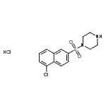 CAS 登录号：864759-58-0， 1-[(5-氯-2-萘基)磺酰基]哌嗪盐酸盐(1:1)