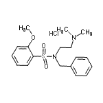 CAS#: 864759-60-4， N-Benzyl-N-[2-(dimethylamino)ethyl]-2-methoxybenzenesulfonamide hydrochloride (1:1)