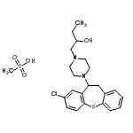 CAS#: 86499-09-4， 1-[4-(8-Chloro-10,11-dihydrodibenzo[b,f]thiepin-10-yl)-1-piperazinyl]-2-butanol methanesulfonate (1:1)