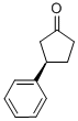结构式 CAS# 86505-44-4, (R)-3-苯基环戊酮