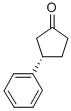 结构式 CAS# 86505-50-2, (S)-3-苯基环戊酮