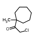 CAS#: 86518-89-0， 2-Chloro-1-(1-methylcycloheptyl)ethanone