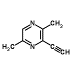 CAS 登录号：86521-02-0， 3-乙炔基-2,5-二甲基吡嗪