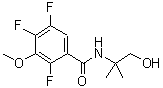 CAS#: 865246-27-1， 2,4,5-Trifluoro-N-(1-hydroxy-2-methyl-2-propanyl)-3-methoxybenzamide