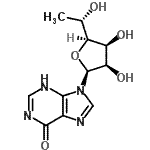 CAS 登录号：86527-20-0， 9-(6-脱氧-beta-L-甘露呋喃糖基)-3,9-二氢-6H-嘌呤-6-酮