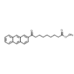 CAS 登录号：86549-01-1， 甲基9-(2-蒽基)-9-氧代壬酸酯