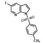 CAS 登录号：866318-99-2， 5-氟-1-[(4-甲基苯基)磺酰基]-1H-吡咯并[2,3-b]吡啶