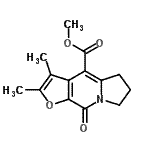 CAS 登录号：866393-56-8， 甲基2,3-二甲基-9-氧代-5,6,7,9-四氢呋喃并[2,3-f]吲嗪-4-羧酸酯