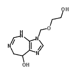CAS 登录号：86646-88-0， 3-[(2-羟基乙氧基)甲基]-3,4,7,8-四氢咪唑并[4,5-d][1,3]二氮杂卓-8-醇