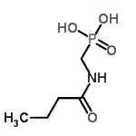 CAS 登录号：866605-63-2， [(丁酰基氨基)甲基]膦酸