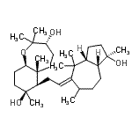 CAS 登录号：86748-29-0， 十氢-2,2,5A,7-四甲基-6-[2-(2,3,3A,4,6,7,8,8A-八氢-1-羟基-1,4,4,6-四甲基薁-5(1H)-亚基)乙基]-1-苯并氧杂卓-3,7-二醇