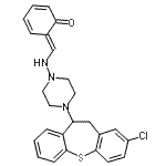 CAS 登录号：86758-97-6， (6E)-6-({[4-(2-氯-10,11-二氢二苯并[b,f]硫杂卓-10-基)-1-哌嗪基]氨基}亚甲基)-2,4-环己二烯-1-酮
