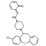 CAS 登录号：86758-98-7， (6E)-6-({[4-(8-氯-10,11-二氢二苯并[b,f]硫杂卓-10-基)-1-哌嗪基]氨基}亚甲基)-2,4-环己二烯-1-酮