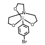 CAS 登录号：86806-91-9， 1-(4-溴苯基)-2,8,9-三氧杂-5-氮杂-1-硅杂双环[3.3.3]十一烷