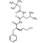CAS#: 86810-21-1， Nalpha-(2-Hydroxyethyl)-N-[(2R)-4-methyl-2-({[(2-methyl-2-propanyl)oxy]carbonyl}amino)pentanoyl]-L-phenylalaninamide