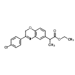 CAS 登录号：86818-23-7， 乙基2-[3-(4-氯苯基)-2H-1,4-苯并恶嗪-6-基]丙酸酯