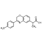 CAS 登录号：86818-31-7， 2-[3-(4-甲基苯基)-2H-1,4-苯并恶嗪-6-基]丙酸