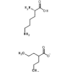 CAS 登录号：86827-89-6， (2S)-2,6-二氨基己酸, 2-丙基戊酸酯