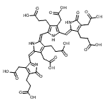 CAS 登录号：86829-00-7， 3-[2-[(E)-[(5E)-3-(2-羧基乙基)-5-[[4-(2-羧基乙基)-3-(羧甲基)-5-氧代-吡咯-2-基]亚甲基]-4-(羧甲基)吡咯-2-亚基]甲基]-5-[(Z)-[3-(2-羧基乙基)-4-(羧甲基)-5-氧代-吡咯-2-亚基]甲基]-4-(羧甲基)-1H-吡咯-3-基]丙酸