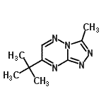 CAS 登录号：86870-10-2， 3-甲基-7-(2-甲基-2-丙基)[1,2,4]三唑并[4,3-b][1,2,4]三嗪