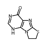 CAS 登录号：86870-52-2， 7,8-二氢[1,3]噻唑并[3,2-e]嘌呤-4(1H)-酮