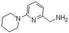 结构式 CAS# 868755-51-5, 6-(1-哌啶基)-2-吡啶甲胺