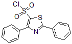 结构式 CAS# 868755-57-1, 2,4-二苯基-5-噻唑磺酰氯
