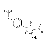 CAS#: 868851-36-9， 4-Methyl-2-[4-(trifluoromethoxy)phenyl]-1H-imidazole-5-carboxylic acid