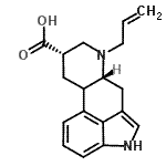 CAS 登录号：86891-15-8， (8alpha,10Xi)-6-烯丙基麦角灵-8-羧酸