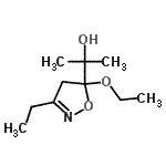 CAS 登录号：86905-39-7， 2-(5-乙氧基-3-乙基-4,5-二氢-1,2-恶唑-5-基)-2-丙醇