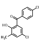 CAS 登录号：86914-72-9， (5-氯-2-羟基-3-甲基苯基)(4-氯苯基)甲酮