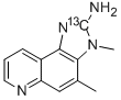 CAS 登录号：86984-30-7， 2-氨基-3,4-二甲基-3H-咪唑并[4,5-f]喹啉-2-13C