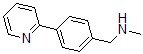 结构式 CAS# 869901-08-6, N-甲基-4-(2-吡啶基)-苯甲胺